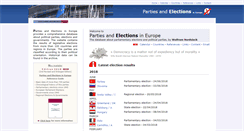 Desktop Screenshot of parties-and-elections.eu