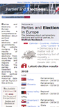 Mobile Screenshot of parties-and-elections.eu